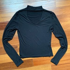 Garage Open Neck Long Sleeve